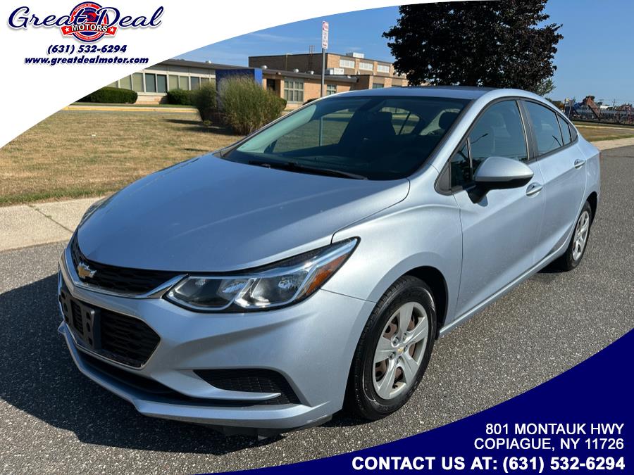 2018 Chevrolet Cruze 4dr Sdn 1.4L LS w/1SB, available for sale in Copiague, New York | Great Deal Motors. Copiague, New York 2018 Chevrolet Cruze 4dr Sdn 1.4L LS w/1SB, available for sale in Copiague, New York | Great Deal Motors. Copiague, New York