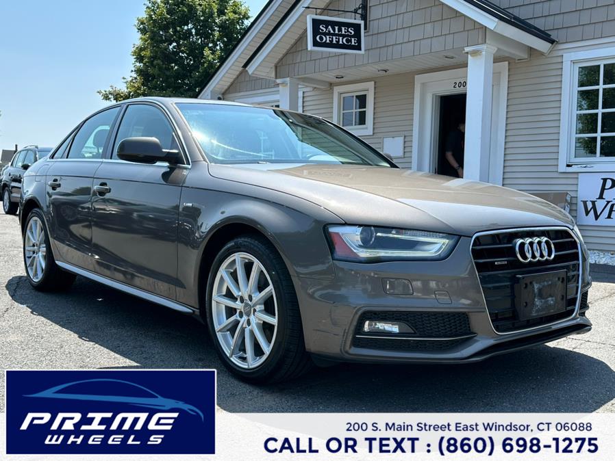 2014 Audi A4 4dr Sdn Auto quattro 2.0T Premium Plus, available for sale in East Windsor, Connecticut | Prime Wheels. East Windsor, Connecticut 2014 Audi A4 4dr Sdn Auto quattro 2.0T Premium Plus, available for sale in East Windsor, Connecticut | Prime Wheels. East Windsor, Connecticut