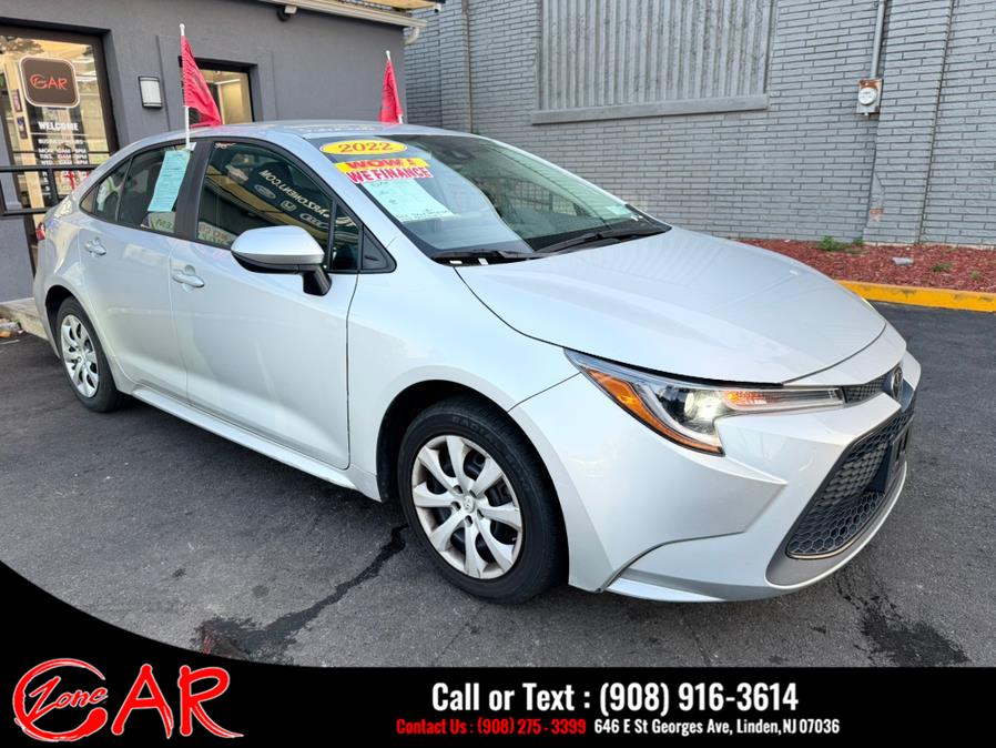 2022 Toyota Corolla LE CVT (Natl), available for sale in Linden, New Jersey | Car Zone. Linden, New Jersey 2022 Toyota Corolla LE CVT (Natl), available for sale in Linden, New Jersey | Car Zone. Linden, New Jersey