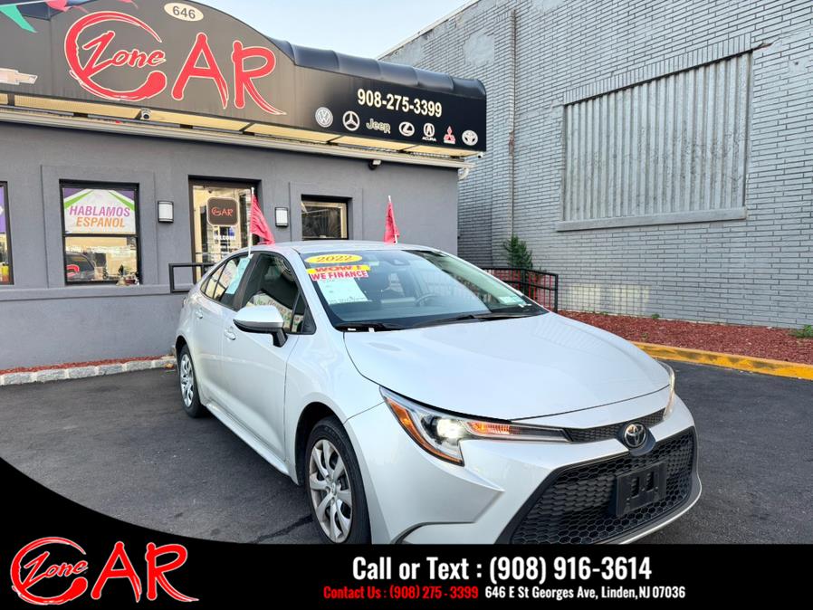 2022 Toyota Corolla LE CVT (Natl), available for sale in Linden, New Jersey | Car Zone. Linden, New Jersey 2022 Toyota Corolla LE CVT (Natl), available for sale in Linden, New Jersey | Car Zone. Linden, New Jersey