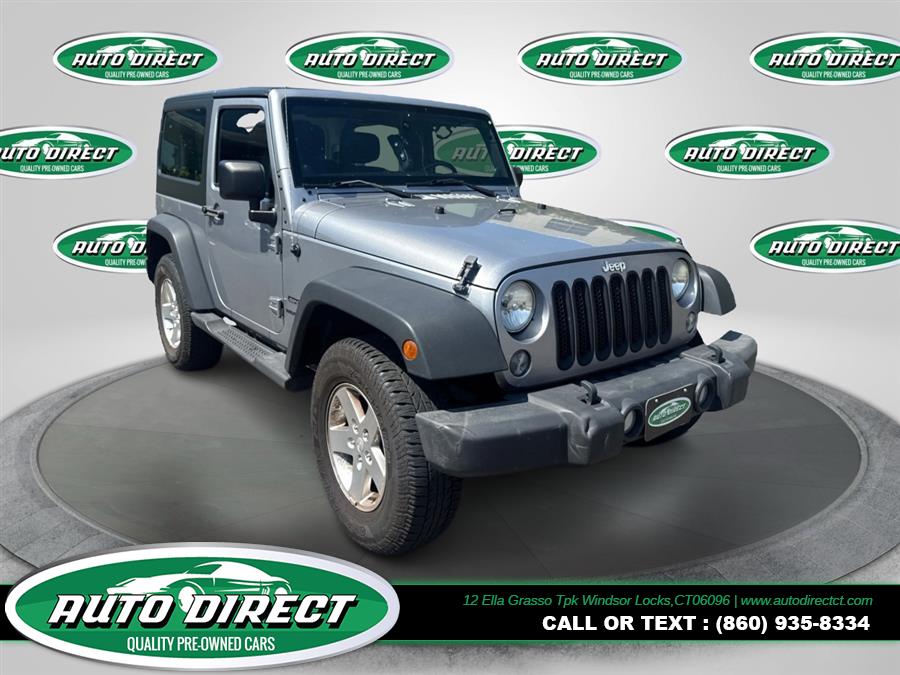 2014 Jeep Wrangler 4WD 2dr Sport, available for sale in Windsor Locks, Connecticut | Auto Direct LLC. Windsor Locks, Connecticut 2014 Jeep Wrangler 4WD 2dr Sport, available for sale in Windsor Locks, Connecticut | Auto Direct LLC. Windsor Locks, Connecticut