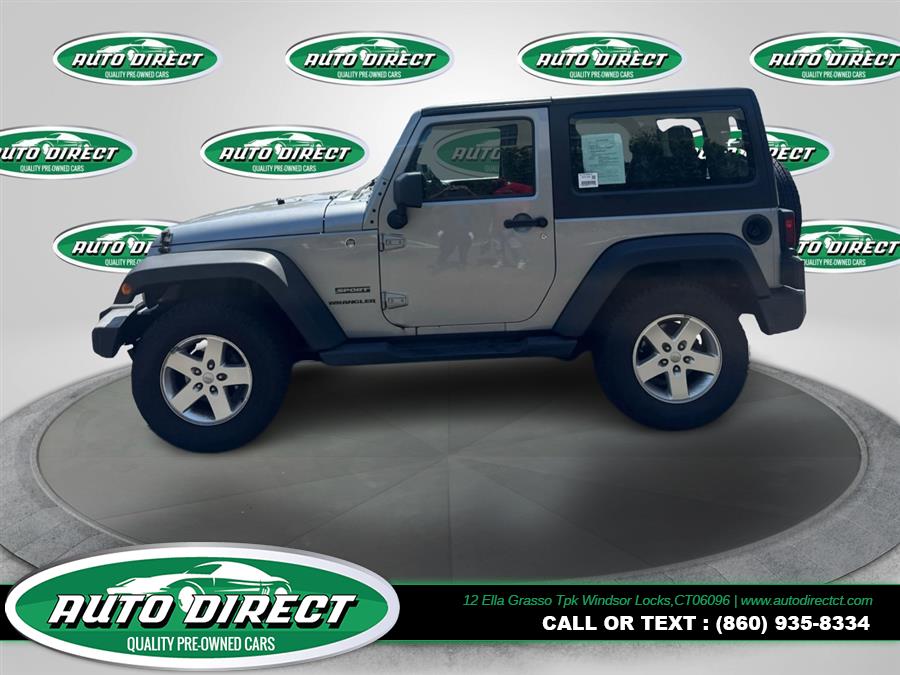 2014 Jeep Wrangler 4WD 2dr Sport, available for sale in Windsor Locks, Connecticut | Auto Direct LLC. Windsor Locks, Connecticut 2014 Jeep Wrangler 4WD 2dr Sport, available for sale in Windsor Locks, Connecticut | Auto Direct LLC. Windsor Locks, Connecticut