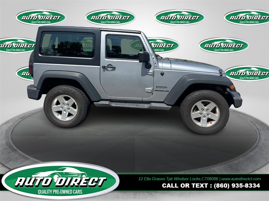 2014 Jeep Wrangler 4WD 2dr Sport, available for sale in Windsor Locks, Connecticut | Auto Direct LLC. Windsor Locks, Connecticut 2014 Jeep Wrangler 4WD 2dr Sport, available for sale in Windsor Locks, Connecticut | Auto Direct LLC. Windsor Locks, Connecticut