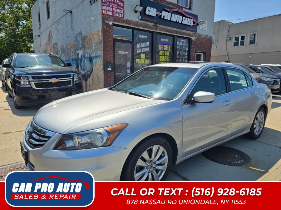 2012 Honda Accord Sdn 4dr I4 Auto EX-L w/Navi, available for sale in Uniondale, New York | Car Pro Auto. Uniondale, New York 2012 Honda Accord Sdn 4dr I4 Auto EX-L w/Navi, available for sale in Uniondale, New York | Car Pro Auto. Uniondale, New York
