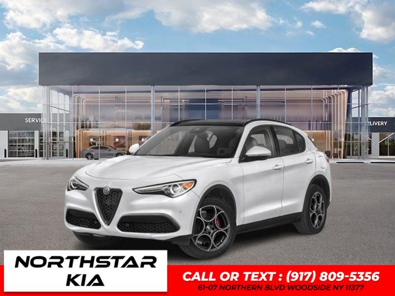 2022 Alfa Romeo Stelvio Ti, available for sale in Woodside, New York | Northstar Kia - Used Cars Super Center. Woodside, New York 2022 Alfa Romeo Stelvio Ti, available for sale in Woodside, New York | Northstar Kia - Used Cars Super Center. Woodside, New York