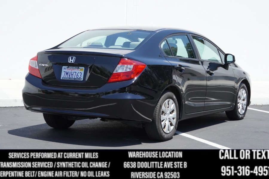 2012 Honda Civic Sdn LX 4dr Auto, available for sale in Riverside, California | Big Timin Motors LLC. Riverside, California 2012 Honda Civic Sdn LX 4dr Auto, available for sale in Riverside, California | Big Timin Motors LLC. Riverside, California