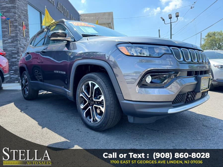 2022 Jeep Compass Limited 4x4, available for sale in Linden, New Jersey | Stella Auto Sales. Linden, New Jersey 2022 Jeep Compass Limited 4x4, available for sale in Linden, New Jersey | Stella Auto Sales. Linden, New Jersey