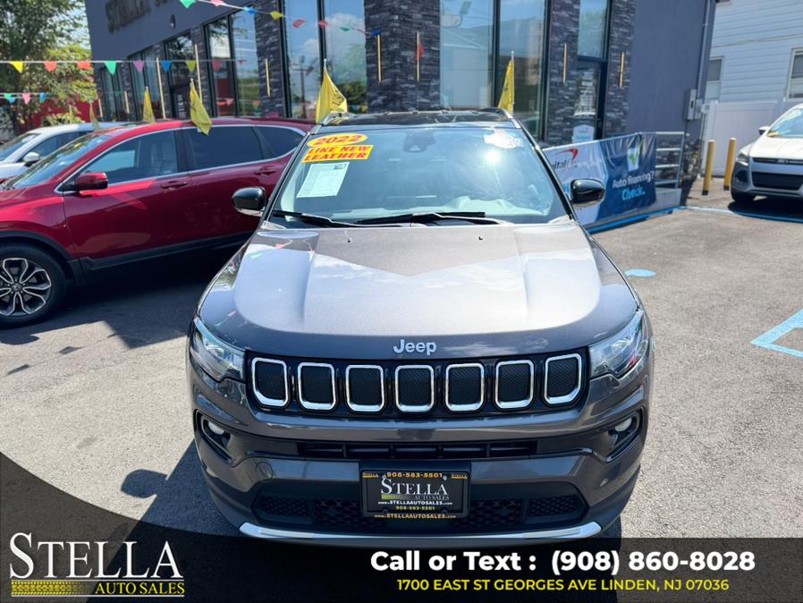 2022 Jeep Compass Limited 4x4, available for sale in Linden, New Jersey | Stella Auto Sales. Linden, New Jersey 2022 Jeep Compass Limited 4x4, available for sale in Linden, New Jersey | Stella Auto Sales. Linden, New Jersey