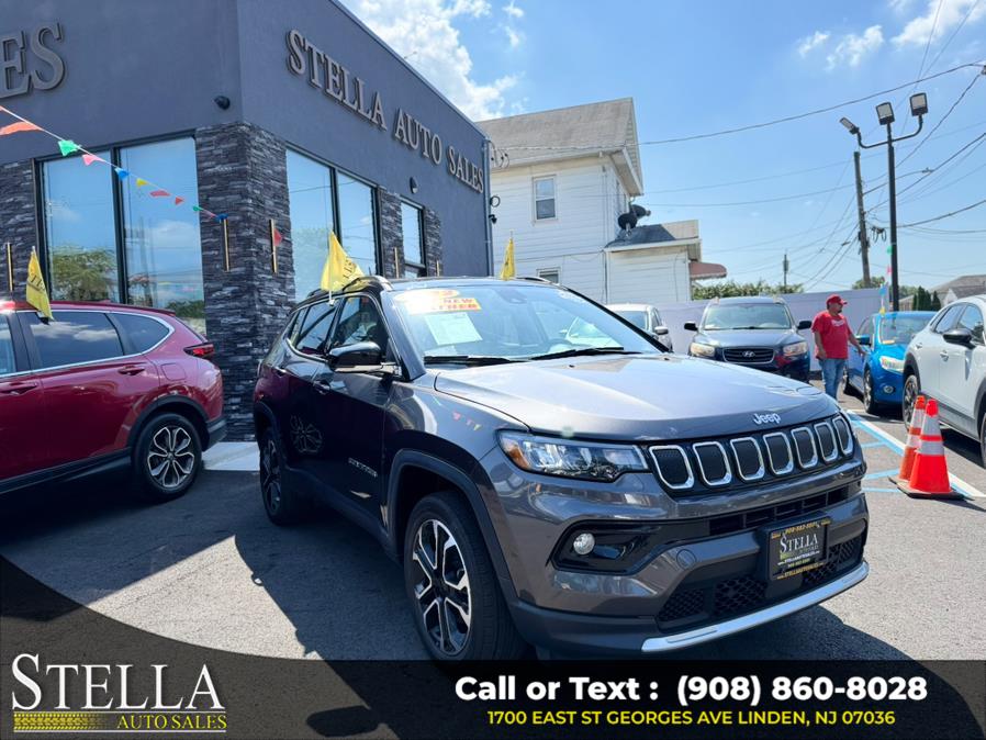 2022 Jeep Compass Limited 4x4, available for sale in Linden, New Jersey | Stella Auto Sales. Linden, New Jersey 2022 Jeep Compass Limited 4x4, available for sale in Linden, New Jersey | Stella Auto Sales. Linden, New Jersey