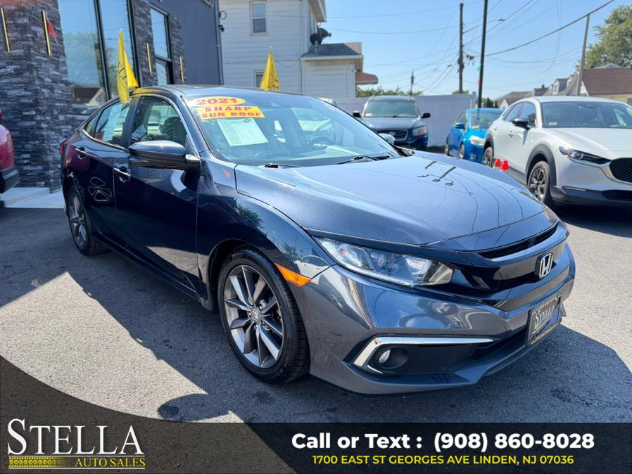 2021 Honda Civic Sedan EX CVT, available for sale in Linden, New Jersey | Stella Auto Sales. Linden, New Jersey 2021 Honda Civic Sedan EX CVT, available for sale in Linden, New Jersey | Stella Auto Sales. Linden, New Jersey
