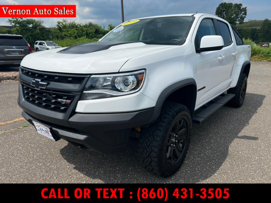 2019 Chevrolet Colorado 4WD Crew Cab 128.3" ZR2, available for sale in Manchester, Connecticut | Vernon Auto Sale & Service. Manchester, Connecticut 2019 Chevrolet Colorado 4WD Crew Cab 128.3" ZR2, available for sale in Manchester, Connecticut | Vernon Auto Sale & Service. Manchester, Connecticut