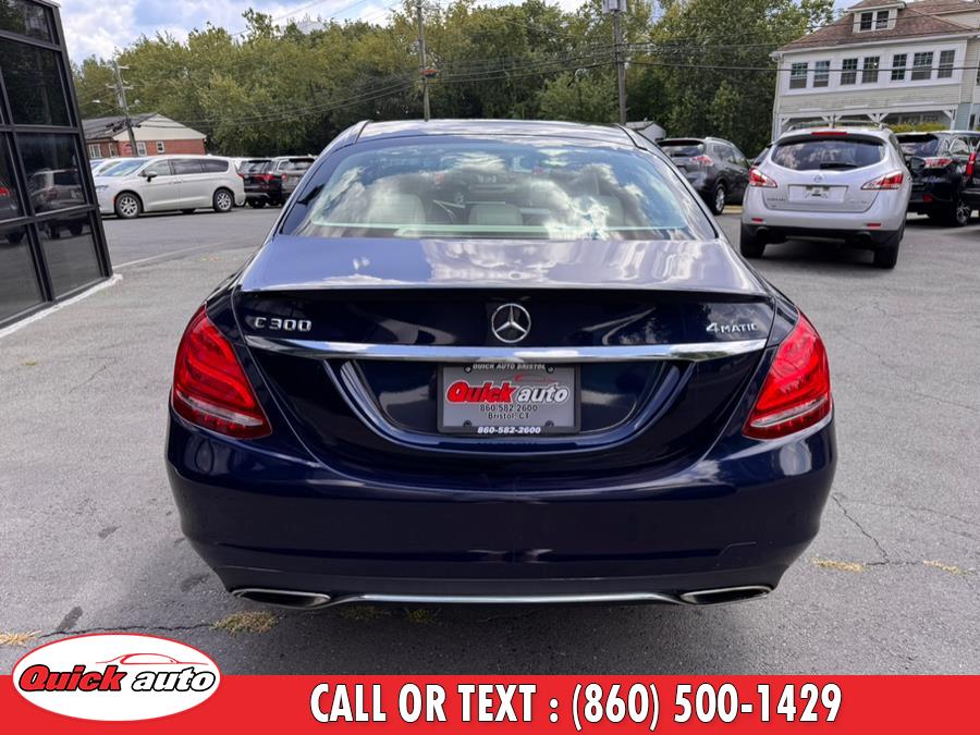2016 Mercedes-Benz C-Class 4dr Sdn C 300 Sport 4MATIC, available for sale in Bristol, Connecticut | Quick Auto LLC. Bristol, Connecticut 2016 Mercedes-Benz C-Class 4dr Sdn C 300 Sport 4MATIC, available for sale in Bristol, Connecticut | Quick Auto LLC. Bristol, Connecticut