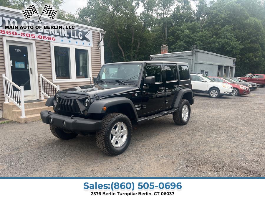 2017 Jeep Wrangler Unlimited Sport 4x4, available for sale in Berlin, Connecticut | Main Auto of Berlin. Berlin, Connecticut 2017 Jeep Wrangler Unlimited Sport 4x4, available for sale in Berlin, Connecticut | Main Auto of Berlin. Berlin, Connecticut