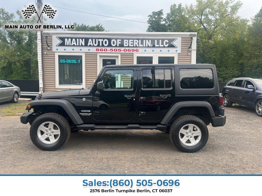 2017 Jeep Wrangler Unlimited Sport 4x4, available for sale in Berlin, Connecticut | Main Auto of Berlin. Berlin, Connecticut 2017 Jeep Wrangler Unlimited Sport 4x4, available for sale in Berlin, Connecticut | Main Auto of Berlin. Berlin, Connecticut