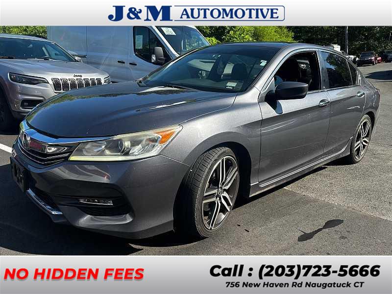 2016 Honda Accord Sport, available for sale in Naugatuck, Connecticut | J&M Automotive Sls&Svc LLC. Naugatuck, Connecticut 2016 Honda Accord Sport, available for sale in Naugatuck, Connecticut | J&M Automotive Sls&Svc LLC. Naugatuck, Connecticut