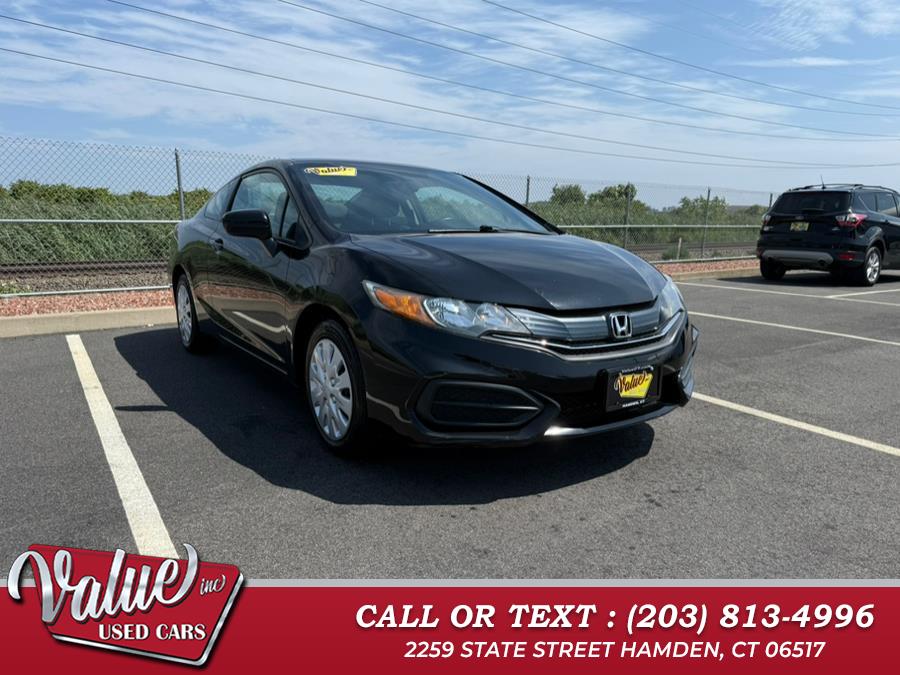 2014 Honda Civic Coupe 2dr CVT LX, available for sale in Hamden, Connecticut | Value, Inc.. Hamden, Connecticut 2014 Honda Civic Coupe 2dr CVT LX, available for sale in Hamden, Connecticut | Value, Inc.. Hamden, Connecticut