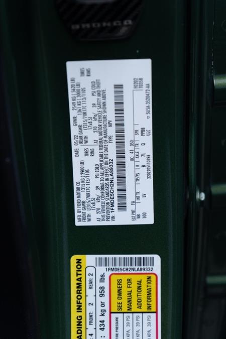 2022 Ford Bronco Badlands Advanced Manual, available for sale in Yonkers, New York | Westchester Auto Group. Yonkers, New York 2022 Ford Bronco Badlands Advanced Manual, available for sale in Yonkers, New York | Westchester Auto Group. Yonkers, New York