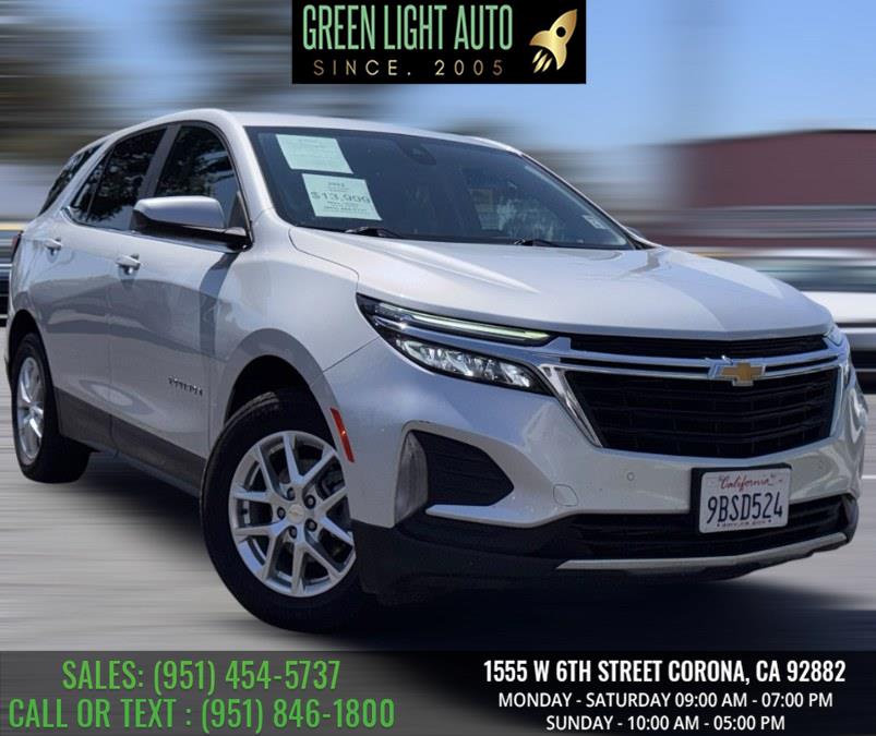 2022 Chevrolet Equinox FWD 4dr LT w/2FL, available for sale in Corona, California | Green Light Auto. Corona, California 2022 Chevrolet Equinox FWD 4dr LT w/2FL, available for sale in Corona, California | Green Light Auto. Corona, California