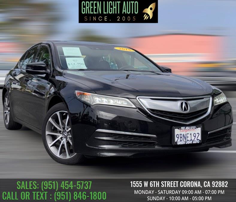 2015 Acura TLX 4dr Sdn FWD V6 Tech, available for sale in Corona, California | Green Light Auto. Corona, California 2015 Acura TLX 4dr Sdn FWD V6 Tech, available for sale in Corona, California | Green Light Auto. Corona, California