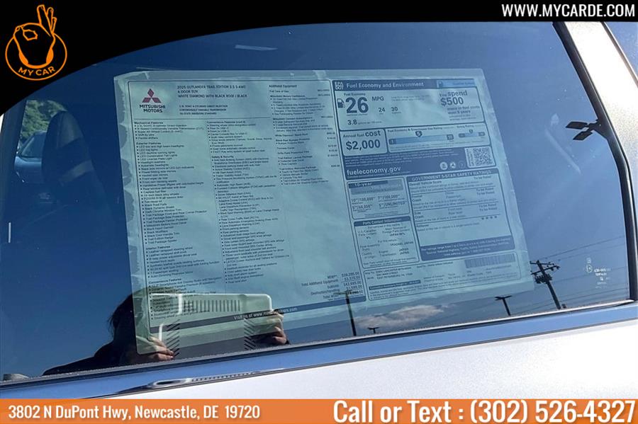 2025 Mitsubishi Outlander Trail Edition, available for sale in New Castle, Delaware | My Car. New Castle, Delaware 2025 Mitsubishi Outlander Trail Edition, available for sale in New Castle, Delaware | My Car. New Castle, Delaware
