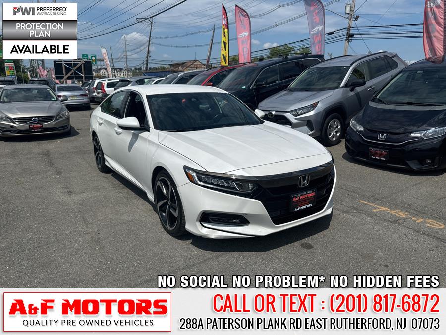 2019 Honda Accord Sedan Sport 1.5T CVT, available for sale in East Rutherford, New Jersey | A&F Motors LLC. East Rutherford, New Jersey 2019 Honda Accord Sedan Sport 1.5T CVT, available for sale in East Rutherford, New Jersey | A&F Motors LLC. East Rutherford, New Jersey