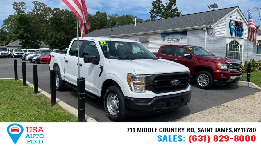 2021 Ford F-150 XL 4WD SuperCrew 5.5'' Box, available for sale in Saint James, New York | USA Auto Find. Saint James, New York 2021 Ford F-150 XL 4WD SuperCrew 5.5'' Box, available for sale in Saint James, New York | USA Auto Find. Saint James, New York