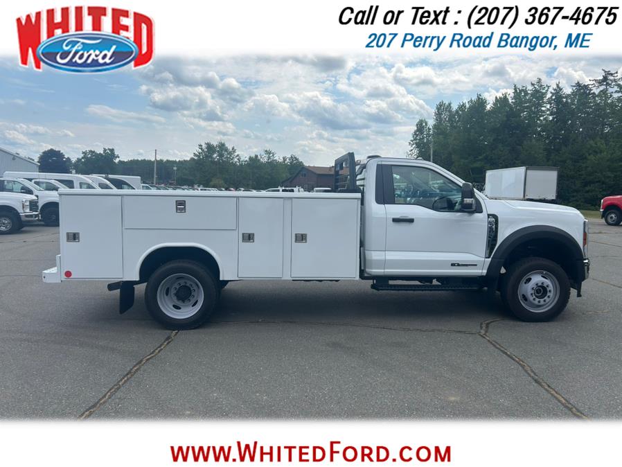 2025 Ford Super Duty F-550 DRW XL 4WD Reg Cab 11' Service Body, available for sale in Bangor, Maine | Whited Ford. Bangor, Maine 2025 Ford Super Duty F-550 DRW XL 4WD Reg Cab 11' Service Body, available for sale in Bangor, Maine | Whited Ford. Bangor, Maine