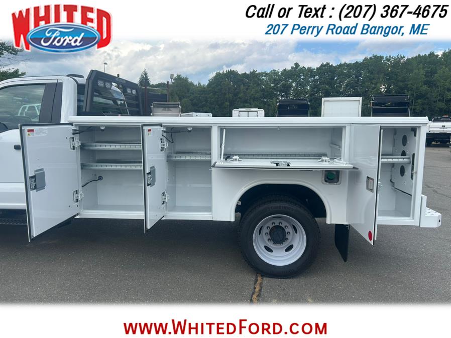 2025 Ford Super Duty F-550 DRW XL 4WD Reg Cab 11' Service Body, available for sale in Bangor, Maine | Whited Ford. Bangor, Maine 2025 Ford Super Duty F-550 DRW XL 4WD Reg Cab 11' Service Body, available for sale in Bangor, Maine | Whited Ford. Bangor, Maine