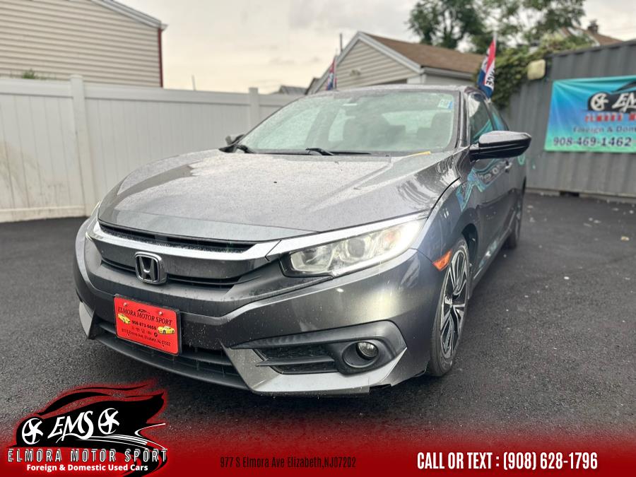 2016 Honda Civic Sedan 4dr CVT EX-T, available for sale in Elizabeth, New Jersey | Elmora Motor Sports. Elizabeth, New Jersey 2016 Honda Civic Sedan 4dr CVT EX-T, available for sale in Elizabeth, New Jersey | Elmora Motor Sports. Elizabeth, New Jersey