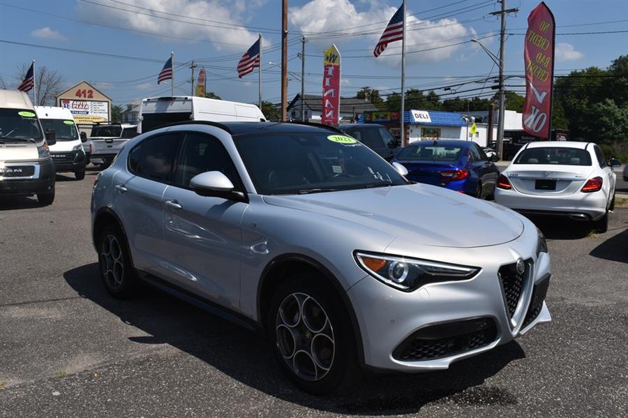 2022 Alfa Romeo Stelvio TI, available for sale in Patchogue, New York | 112 Auto Plaza. Patchogue, New York 2022 Alfa Romeo Stelvio TI, available for sale in Patchogue, New York | 112 Auto Plaza. Patchogue, New York