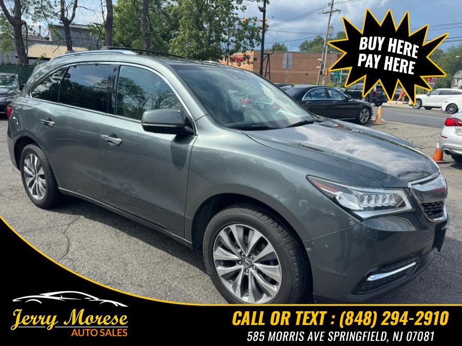 2015 Acura MDX SH-AWD 4dr Tech Pkg, available for sale in Springfield, New Jersey | Jerry Morese Auto Sales. Springfield, New Jersey 2015 Acura MDX SH-AWD 4dr Tech Pkg, available for sale in Springfield, New Jersey | Jerry Morese Auto Sales. Springfield, New Jersey