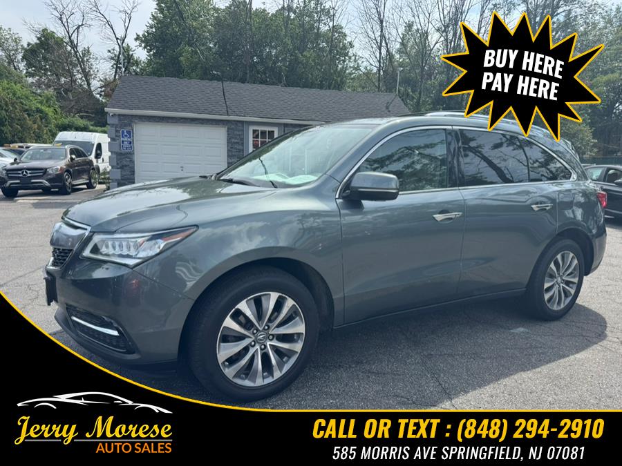 2015 Acura MDX SH-AWD 4dr Tech Pkg, available for sale in Springfield, New Jersey | Jerry Morese Auto Sales. Springfield, New Jersey 2015 Acura MDX SH-AWD 4dr Tech Pkg, available for sale in Springfield, New Jersey | Jerry Morese Auto Sales. Springfield, New Jersey