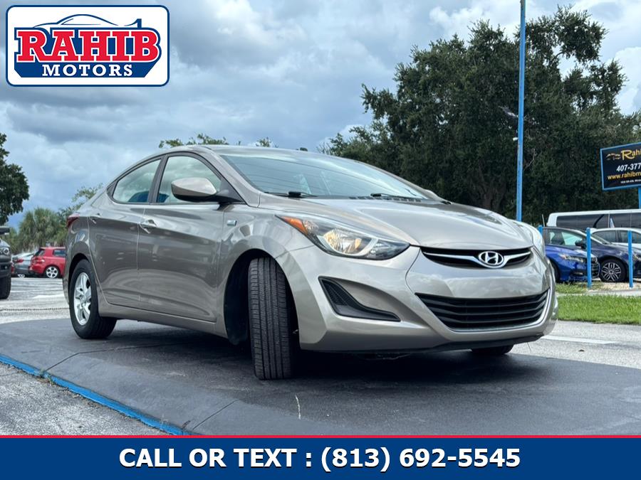 2015 Hyundai Elantra 4dr Sdn Man SE (Alabama Plant), available for sale in Orlando, Florida | Rahib inc. Orlando, Florida 2015 Hyundai Elantra 4dr Sdn Man SE (Alabama Plant), available for sale in Orlando, Florida | Rahib inc. Orlando, Florida