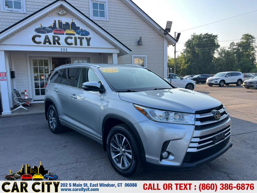 2018 Toyota Highlander XLE V6 AWD (Natl), available for sale in East Windsor, Connecticut | Car City LLC. East Windsor, Connecticut 2018 Toyota Highlander XLE V6 AWD (Natl), available for sale in East Windsor, Connecticut | Car City LLC. East Windsor, Connecticut