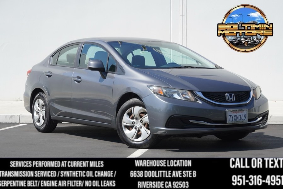 2013 Honda Civic Sdn 4dr Auto LX, available for sale in Riverside, California | Big Timin Motors LLC. Riverside, California 2013 Honda Civic Sdn 4dr Auto LX, available for sale in Riverside, California | Big Timin Motors LLC. Riverside, California