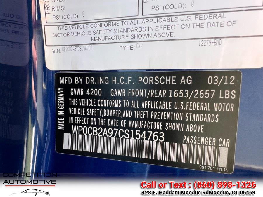 2012 Porsche 911 2dr Cabriolet 991 Carrera S, available for sale in Moodus, Connecticut | Competition Automotive of CT LLC. Moodus, Connecticut 2012 Porsche 911 2dr Cabriolet 991 Carrera S, available for sale in Moodus, Connecticut | Competition Automotive of CT LLC. Moodus, Connecticut