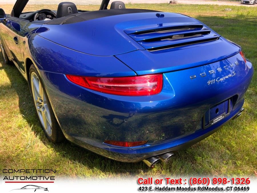 2012 Porsche 911 2dr Cabriolet 991 Carrera S, available for sale in Moodus, Connecticut | Competition Automotive of CT LLC. Moodus, Connecticut 2012 Porsche 911 2dr Cabriolet 991 Carrera S, available for sale in Moodus, Connecticut | Competition Automotive of CT LLC. Moodus, Connecticut