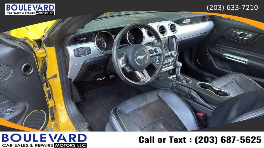 2015 Ford Mustang EcoBoost Premium Coupe 2D, available for sale in New Haven, Connecticut | Boulevard Motors LLC. New Haven, Connecticut 2015 Ford Mustang EcoBoost Premium Coupe 2D, available for sale in New Haven, Connecticut | Boulevard Motors LLC. New Haven, Connecticut