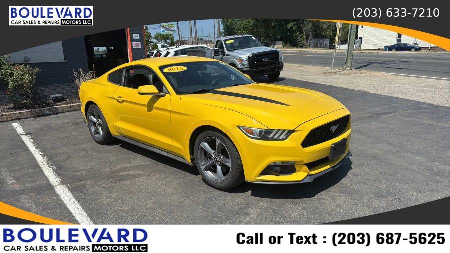 2015 Ford Mustang EcoBoost Premium Coupe 2D, available for sale in New Haven, Connecticut | Boulevard Motors LLC. New Haven, Connecticut 2015 Ford Mustang EcoBoost Premium Coupe 2D, available for sale in New Haven, Connecticut | Boulevard Motors LLC. New Haven, Connecticut