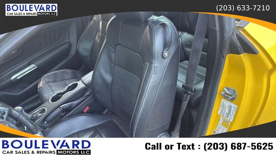 2015 Ford Mustang EcoBoost Premium Coupe 2D, available for sale in New Haven, Connecticut | Boulevard Motors LLC. New Haven, Connecticut 2015 Ford Mustang EcoBoost Premium Coupe 2D, available for sale in New Haven, Connecticut | Boulevard Motors LLC. New Haven, Connecticut