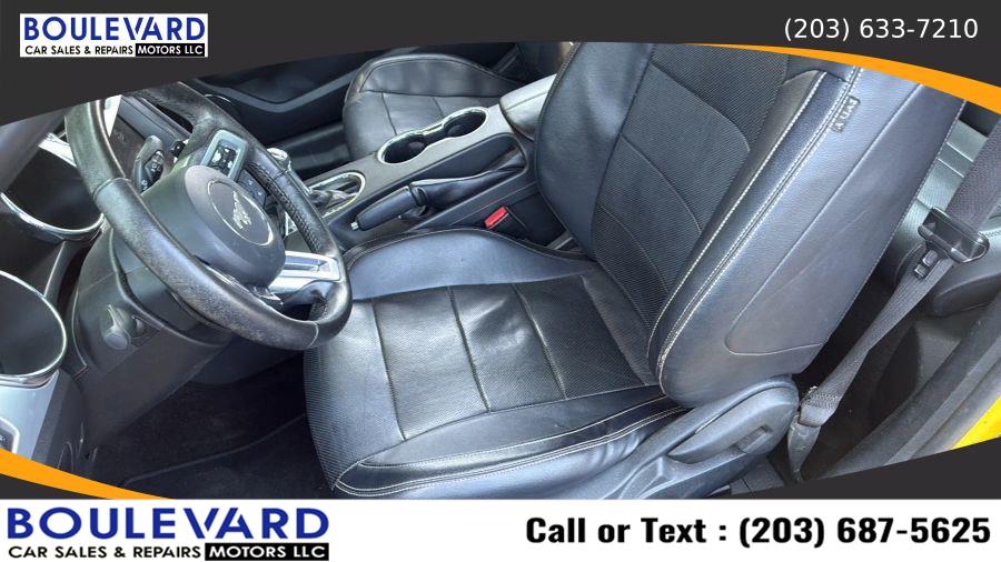 2015 Ford Mustang EcoBoost Premium Coupe 2D, available for sale in New Haven, Connecticut | Boulevard Motors LLC. New Haven, Connecticut 2015 Ford Mustang EcoBoost Premium Coupe 2D, available for sale in New Haven, Connecticut | Boulevard Motors LLC. New Haven, Connecticut