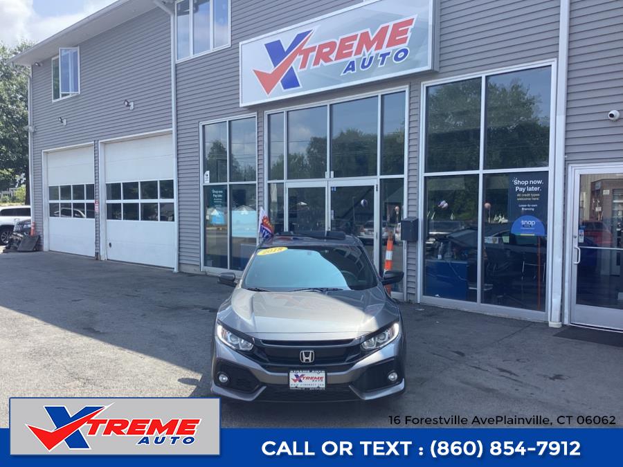2018 Honda Civic Hatchback EX CVT, available for sale in Plainville, Connecticut | Xtreme Auto. Plainville, Connecticut 2018 Honda Civic Hatchback EX CVT, available for sale in Plainville, Connecticut | Xtreme Auto. Plainville, Connecticut