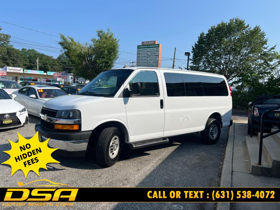 2018 Chevrolet Express Passenger RWD 3500 135" LT, available for sale in Commack, New York | DSA Motor Sports Corp. Commack, New York 2018 Chevrolet Express Passenger RWD 3500 135" LT, available for sale in Commack, New York | DSA Motor Sports Corp. Commack, New York