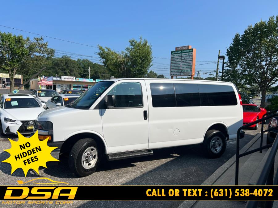 2018 Chevrolet Express Passenger RWD 3500 135" LT, available for sale in Commack, New York | DSA Motor Sports Corp. Commack, New York 2018 Chevrolet Express Passenger RWD 3500 135" LT, available for sale in Commack, New York | DSA Motor Sports Corp. Commack, New York