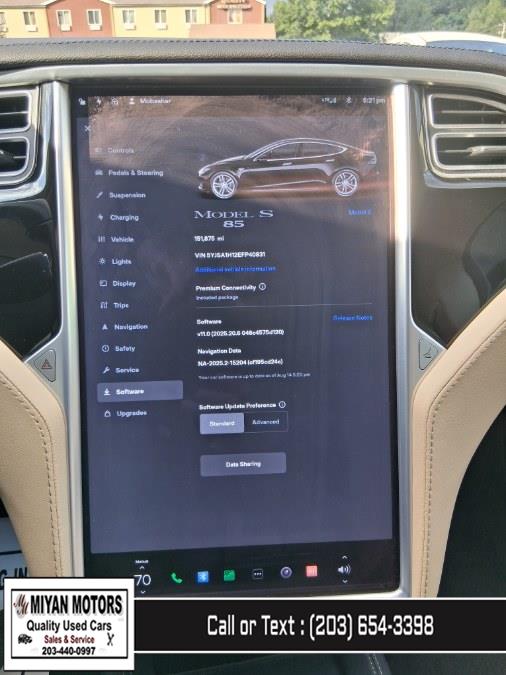 2014 Tesla Model S 4dr Sdn 85 kWh Battery, available for sale in Meriden, Connecticut | Miyan Motors. Meriden, Connecticut 2014 Tesla Model S 4dr Sdn 85 kWh Battery, available for sale in Meriden, Connecticut | Miyan Motors. Meriden, Connecticut