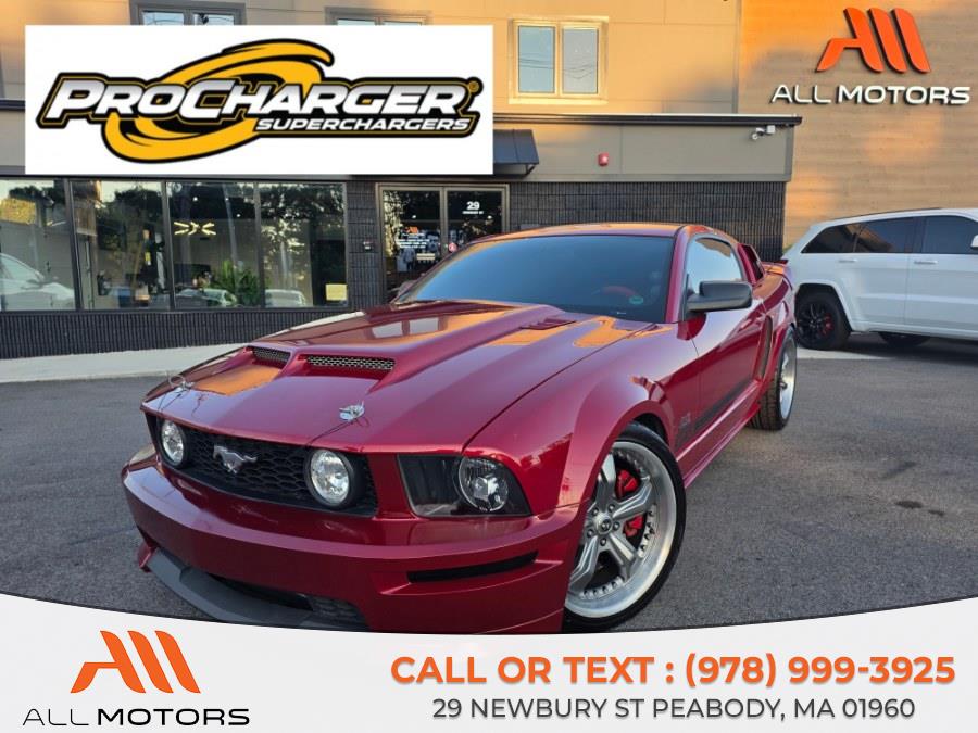 2008 Ford Mustang ProCharger 2dr Cpe GT Premium, available for sale in Peabody, Massachusetts | All Motors. Peabody, Massachusetts 2008 Ford Mustang ProCharger 2dr Cpe GT Premium, available for sale in Peabody, Massachusetts | All Motors. Peabody, Massachusetts