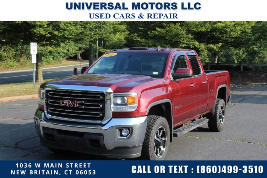 2016 GMC Sierra 2500HD 4WD Double Cab 144.2" SLE, available for sale in New Britain, Connecticut | Universal Motors LLC. New Britain, Connecticut 2016 GMC Sierra 2500HD 4WD Double Cab 144.2" SLE, available for sale in New Britain, Connecticut | Universal Motors LLC. New Britain, Connecticut