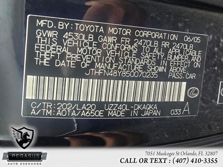 2005 Lexus SC 430 2dr Convertible, available for sale in Orlando, Florida | Pegasus Auto Exchange. Orlando, Florida 2005 Lexus SC 430 2dr Convertible, available for sale in Orlando, Florida | Pegasus Auto Exchange. Orlando, Florida