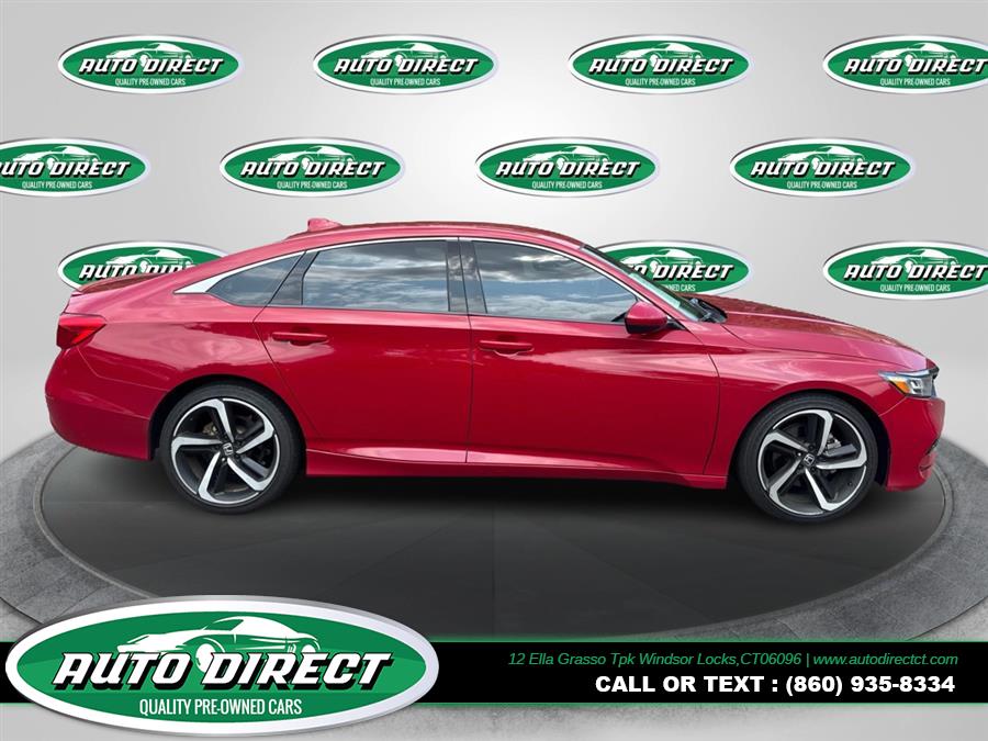 2018 Honda Accord Sedan Sport 1.5T CVT, available for sale in Windsor Locks, Connecticut | Auto Direct LLC. Windsor Locks, Connecticut 2018 Honda Accord Sedan Sport 1.5T CVT, available for sale in Windsor Locks, Connecticut | Auto Direct LLC. Windsor Locks, Connecticut