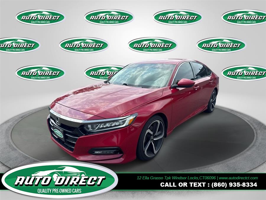 2018 Honda Accord Sedan Sport 1.5T CVT, available for sale in Windsor Locks, Connecticut | Auto Direct LLC. Windsor Locks, Connecticut 2018 Honda Accord Sedan Sport 1.5T CVT, available for sale in Windsor Locks, Connecticut | Auto Direct LLC. Windsor Locks, Connecticut